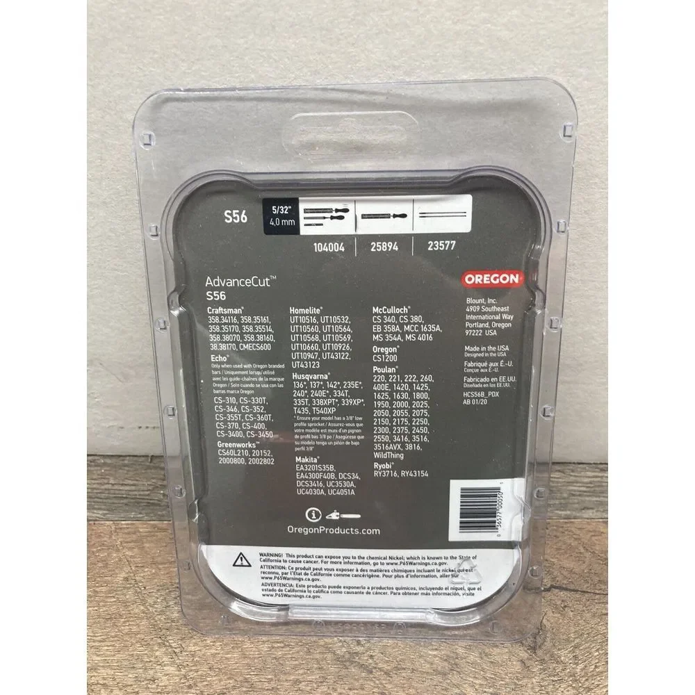 Oregon Advance Cut S56 Chainsaw Chain‎ Replacement 16